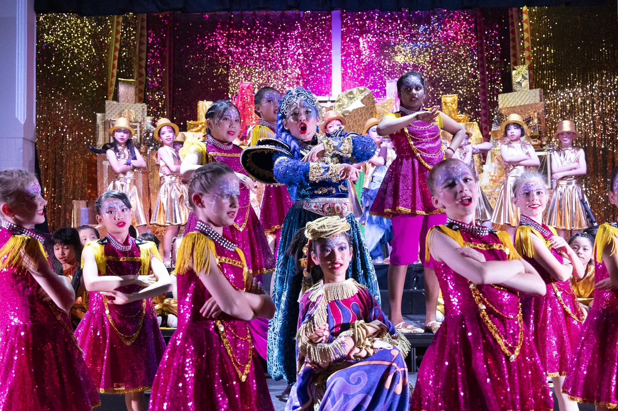 Our Music Theatre Club shines performing Aladdin Jr.