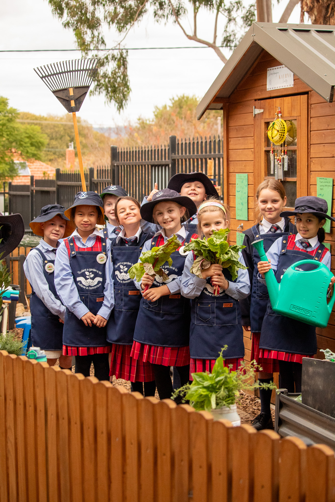 Gardening Club Shares Harvest